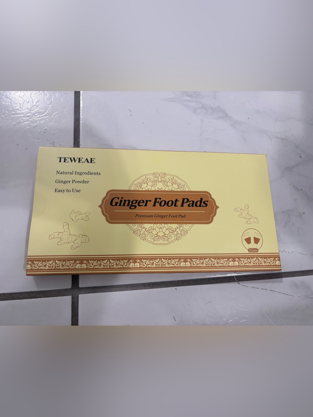 Ginger Foot Pads - Yellow Soothing Foot Care